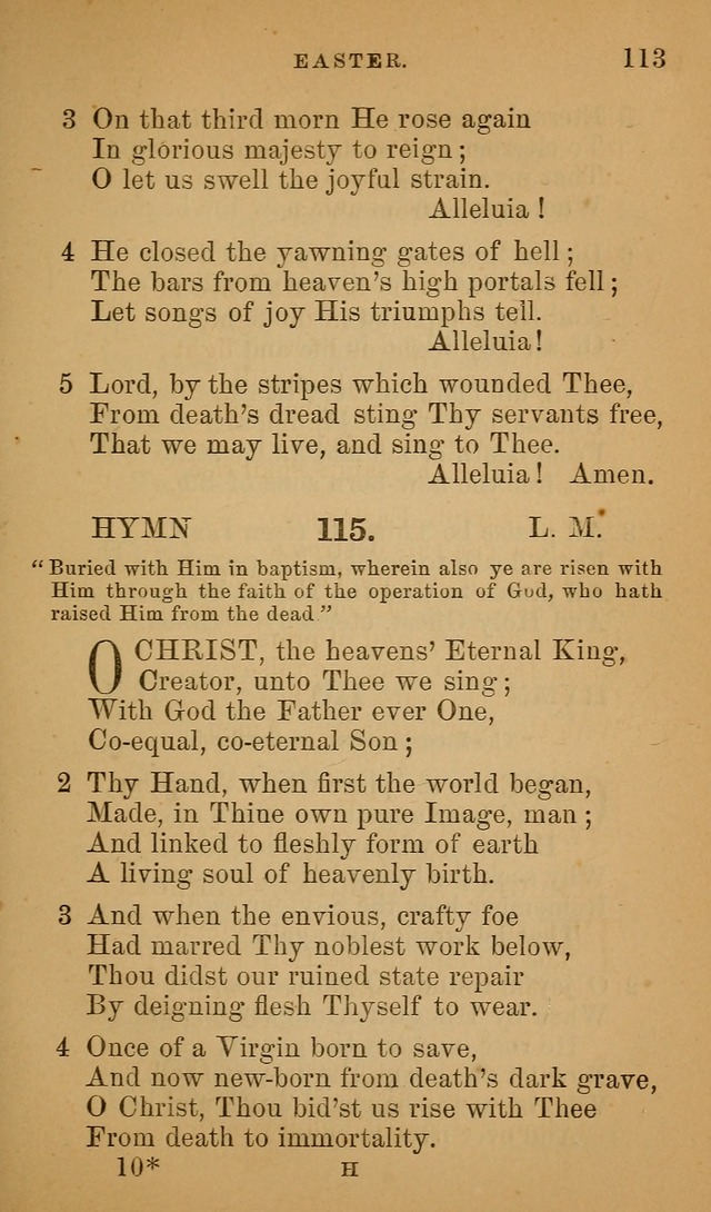 Hymns ancient and modern: for use in the services of the church, with accompanying unes page 116