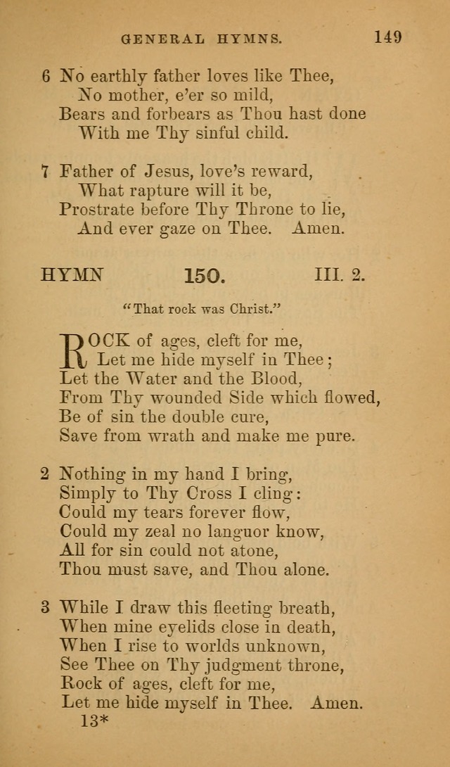 Hymns ancient and modern: for use in the services of the church, with accompanying unes page 152