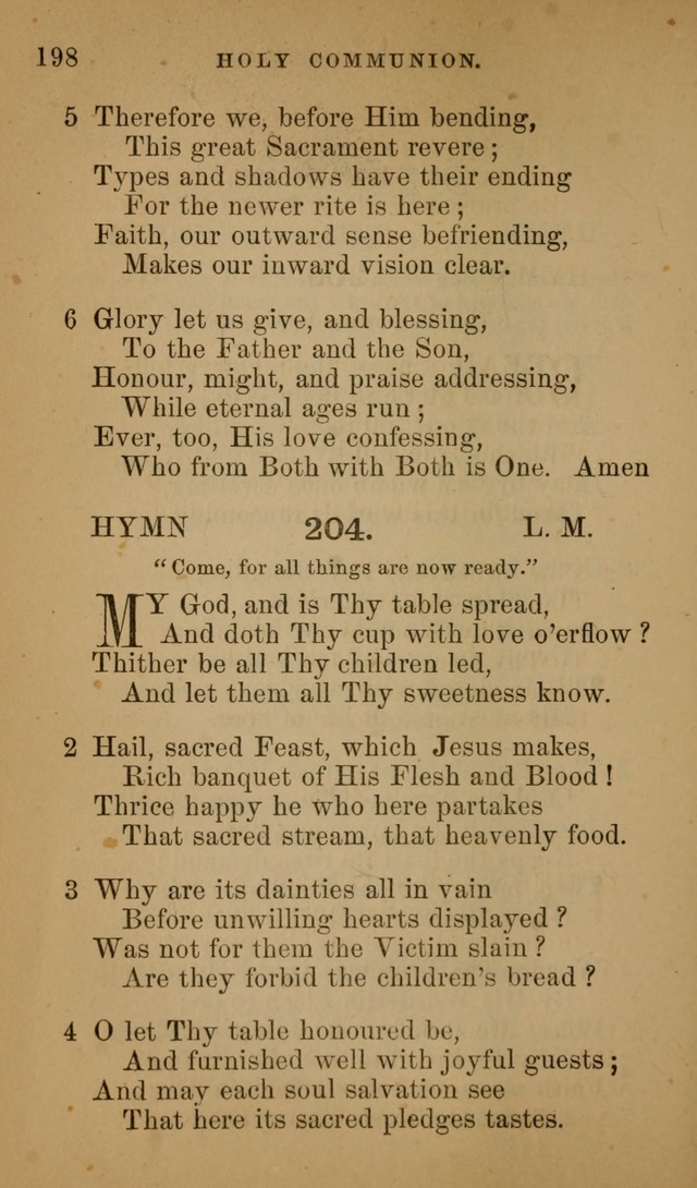 Hymns ancient and modern: for use in the services of the church, with accompanying unes page 201