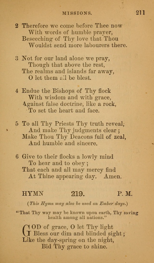 Hymns ancient and modern: for use in the services of the church, with accompanying unes page 214