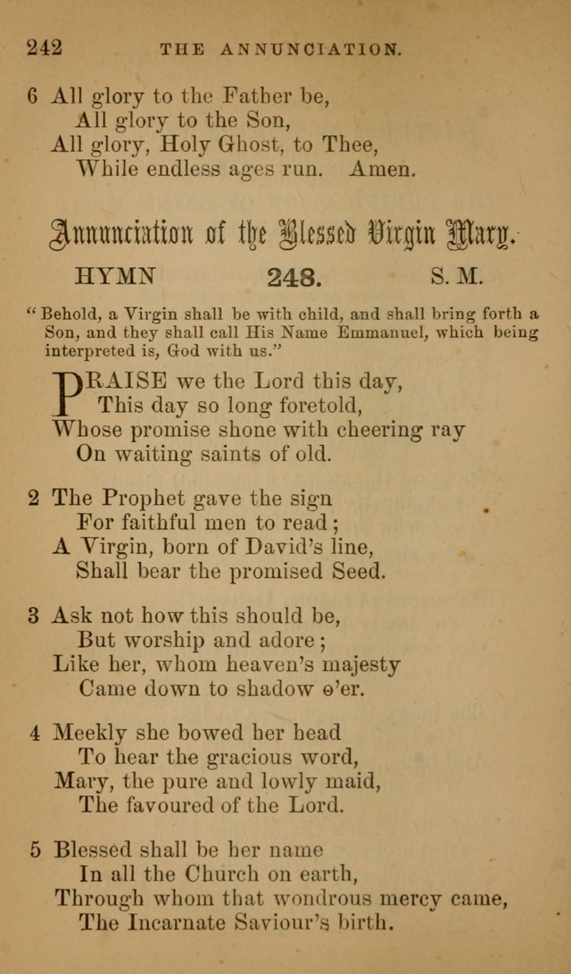 Hymns ancient and modern: for use in the services of the church, with accompanying unes page 245