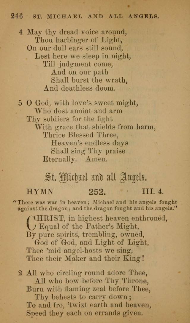 Hymns ancient and modern: for use in the services of the church, with accompanying unes page 249