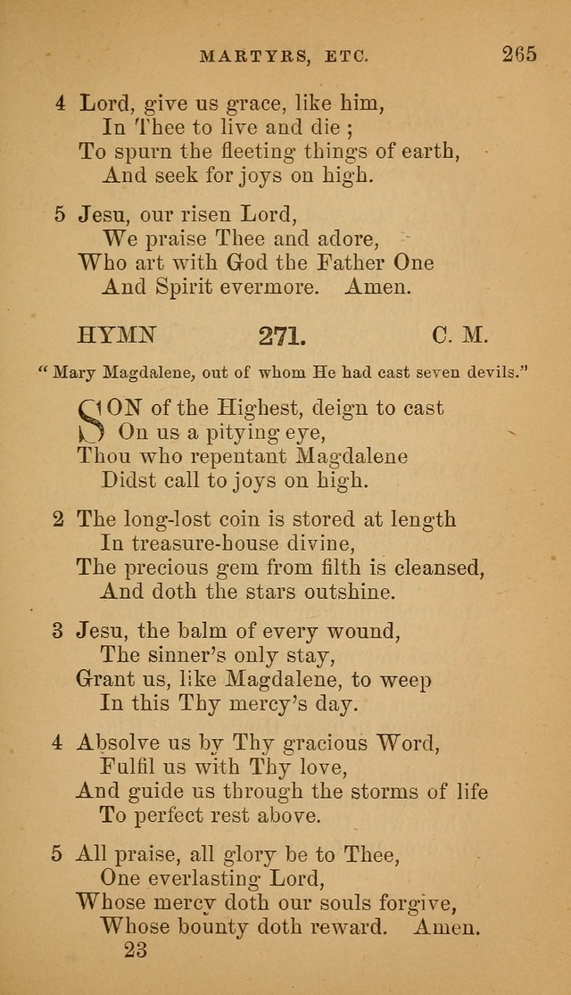 Hymns ancient and modern: for use in the services of the church, with accompanying unes page 268