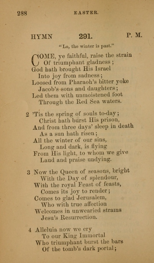 Hymns ancient and modern: for use in the services of the church, with accompanying unes page 291