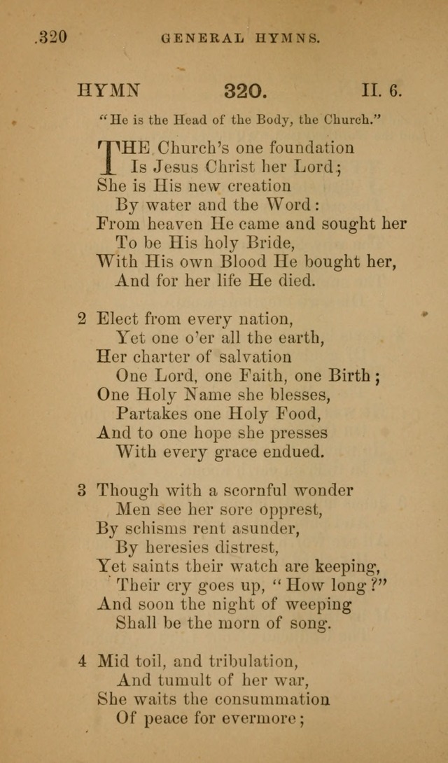 Hymns ancient and modern: for use in the services of the church, with accompanying unes page 323