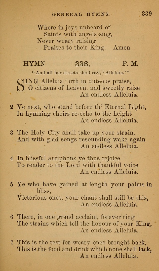 Hymns ancient and modern: for use in the services of the church, with accompanying unes page 342