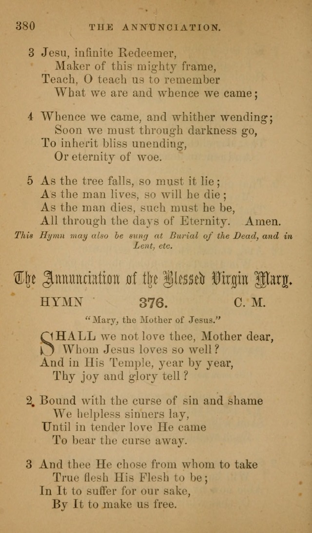 Hymns ancient and modern: for use in the services of the church, with accompanying unes page 383