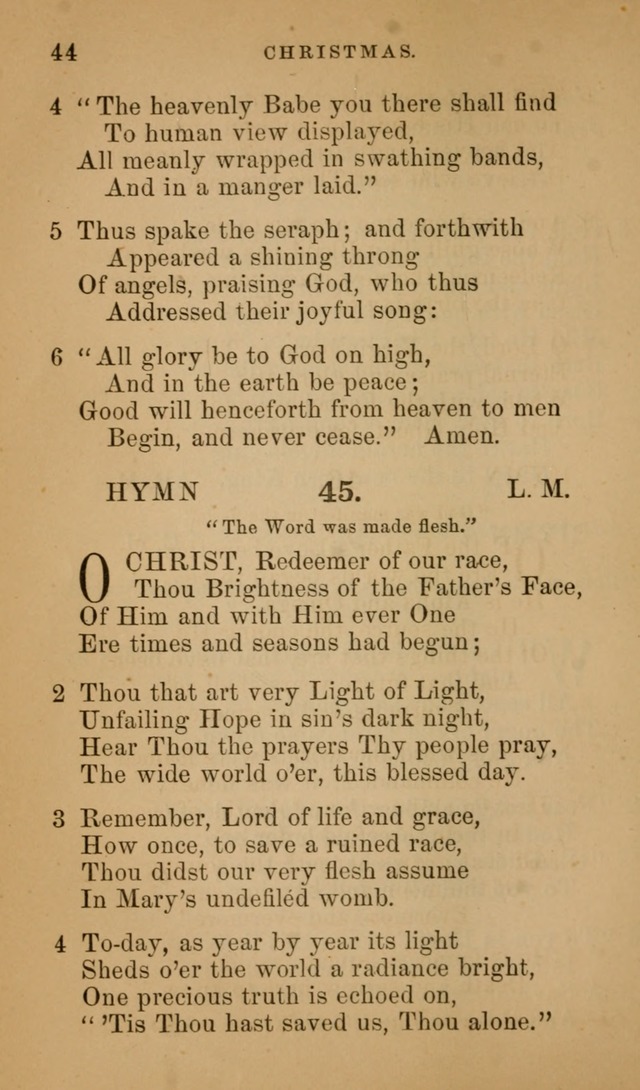 Hymns ancient and modern: for use in the services of the church, with accompanying unes page 47