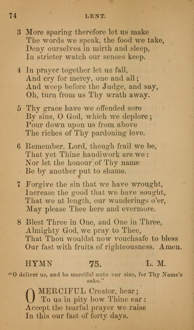 Hymns ancient and modern: for use in the services of the church, with accompanying unes page 77