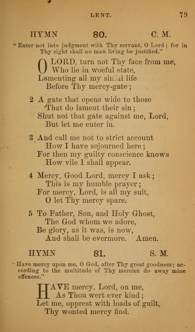Hymns ancient and modern: for use in the services of the church, with accompanying unes page 82