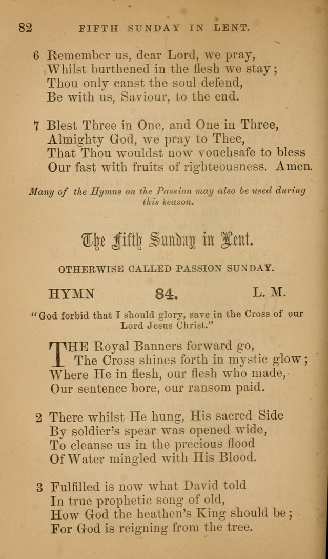 Hymns ancient and modern: for use in the services of the church, with accompanying unes page 85