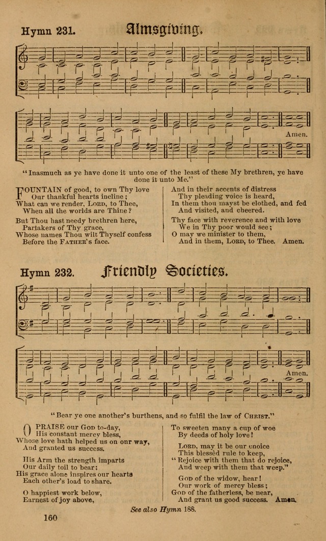 Hymns ancient and modern: for use in the services of the church, with accompanying tunes page 167