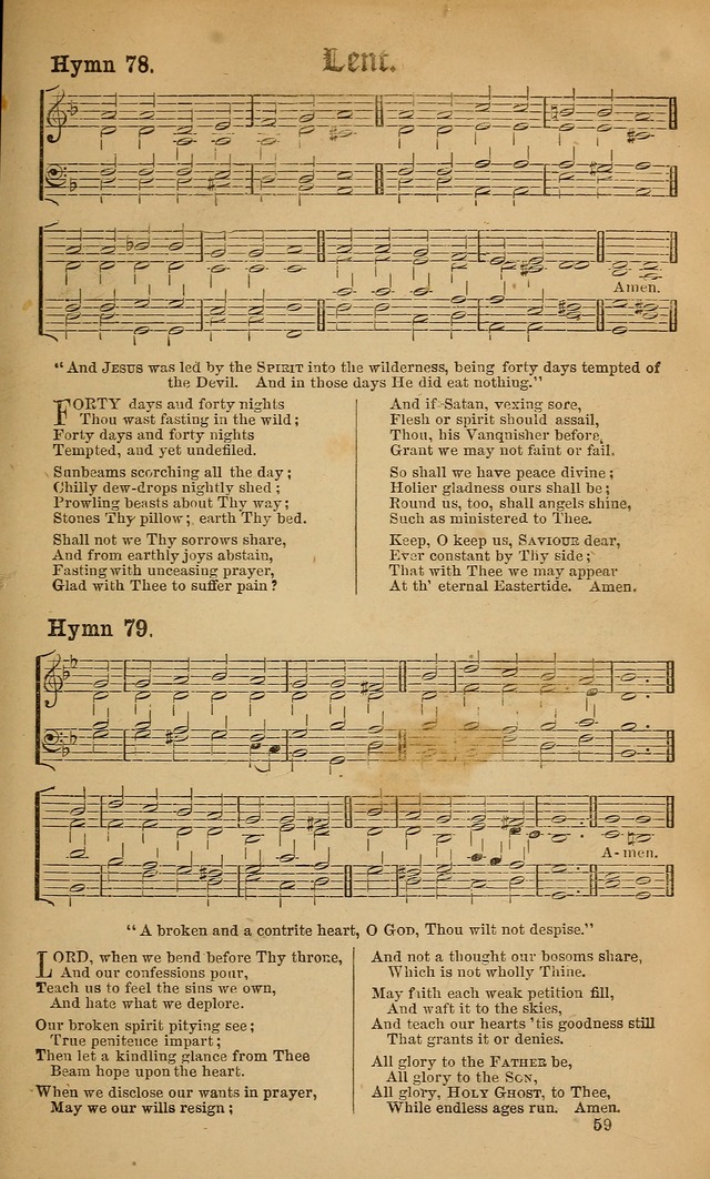 Hymns ancient and modern: for use in the services of the church, with accompanying tunes page 66