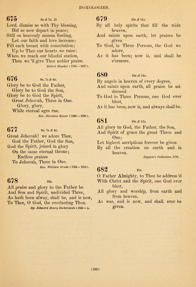 Hymns of the Ages: for Public and Social Worship page 291