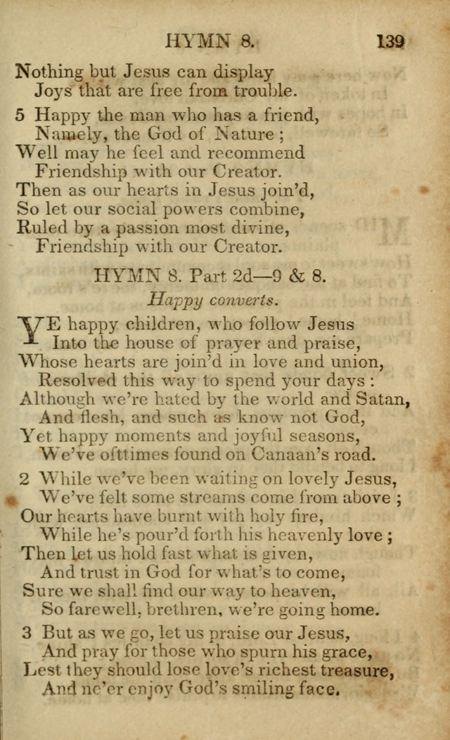 Hymns and Spiritual Songs, Original and Selected, for the Use of Christians. (5th ed.) page 149