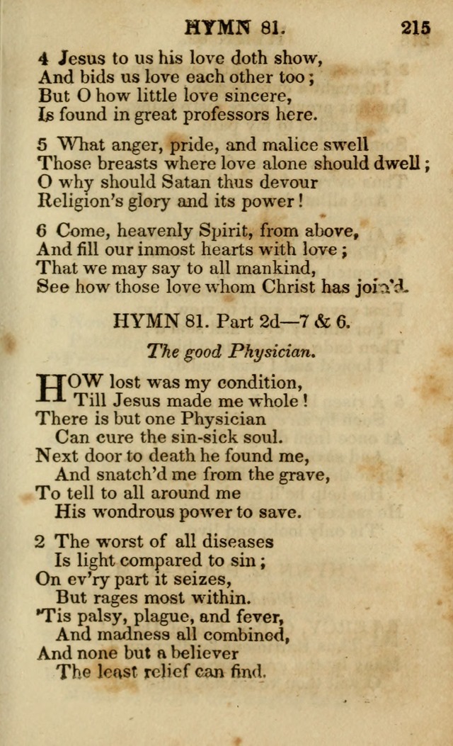 Hymns and Spiritual Songs, Original and Selected, for the Use of Christians. (5th ed.) page 225
