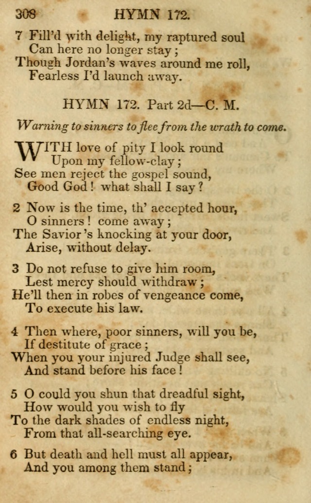 Hymns and Spiritual Songs, Original and Selected, for the Use of Christians. (5th ed.) page 318