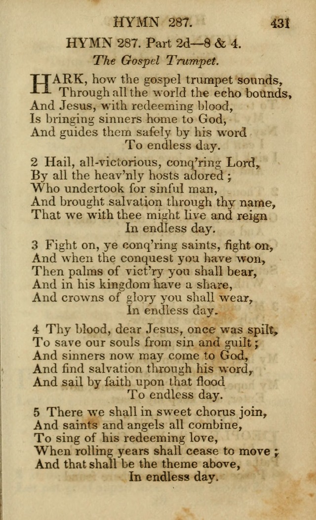 Hymns and Spiritual Songs, Original and Selected, for the Use of Christians. (5th ed.) page 441