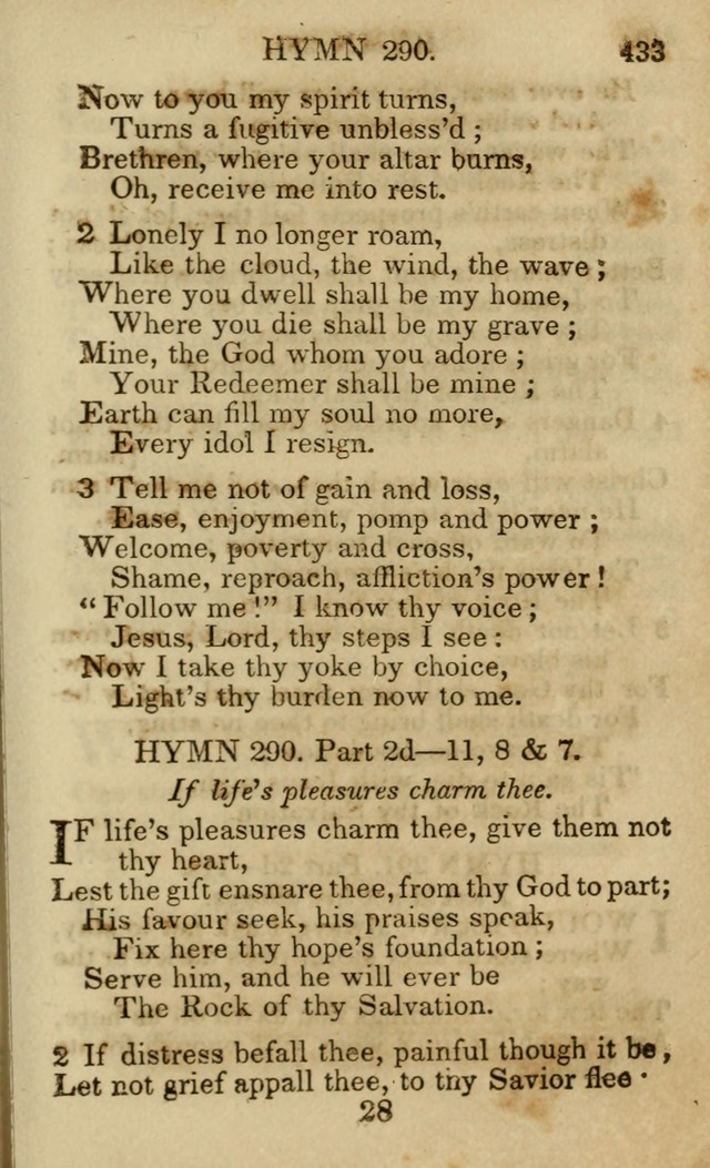 Hymns and Spiritual Songs, Original and Selected, for the Use of Christians. (5th ed.) page 443