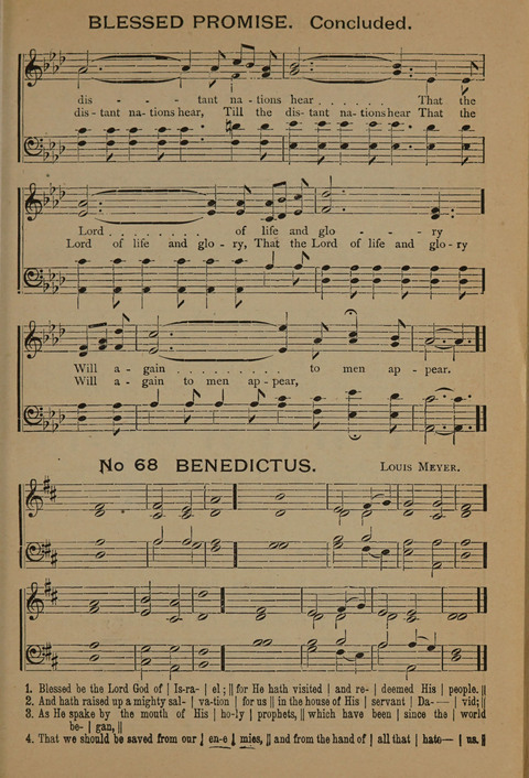 Harvest Bells Nos. 1, 2 and 3: Is filled with new and beautiful songs, suitable for churches, Sunday-schools, revivals and all religious meetings page 67
