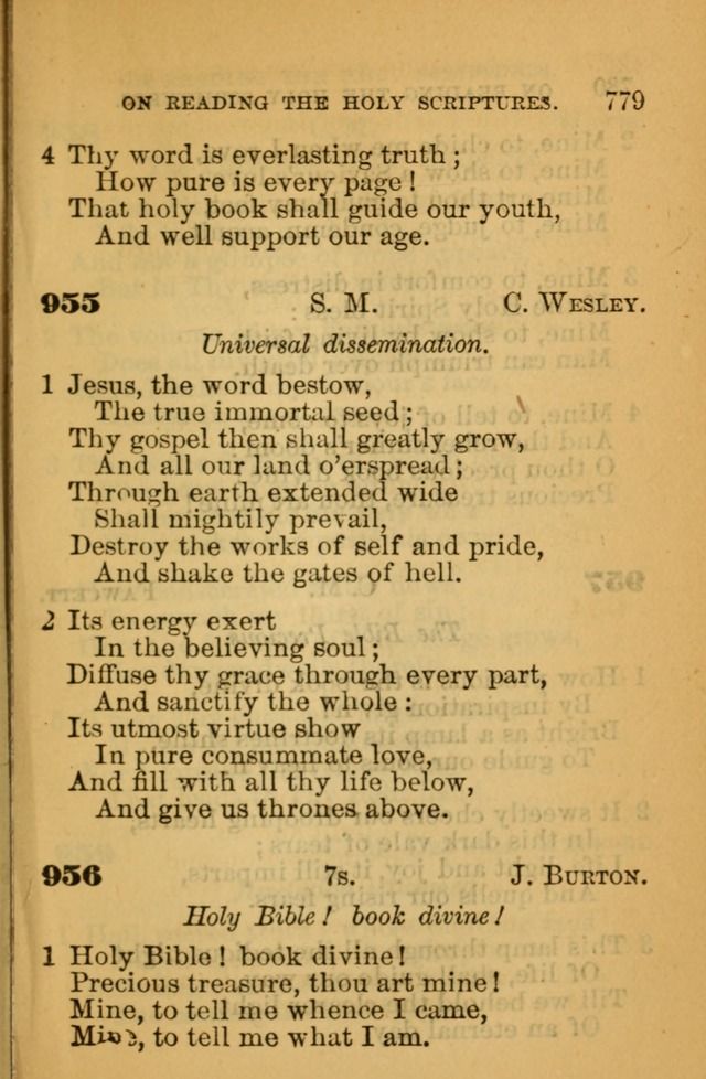 The Hymn Book of the African Methodist Episcopal Church: being a collection of hymns, sacred songs and chants (5th ed.) page 788