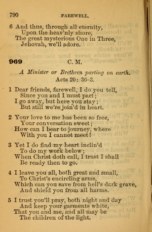 The Hymn Book of the African Methodist Episcopal Church: being a collection of hymns, sacred songs and chants (5th ed.) page 799