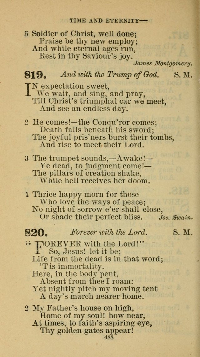 Hymn-Book of the Evangelical Association page 499