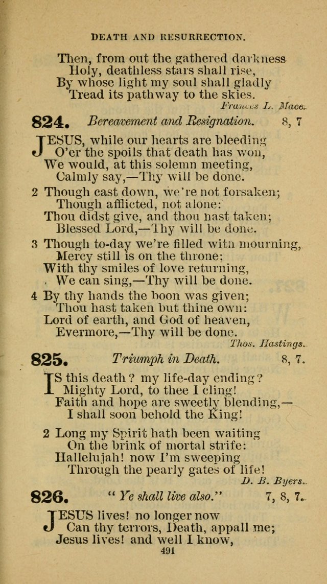 Hymn-Book of the Evangelical Association page 502