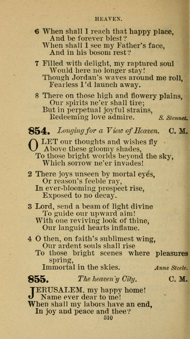 Hymn-Book of the Evangelical Association page 521