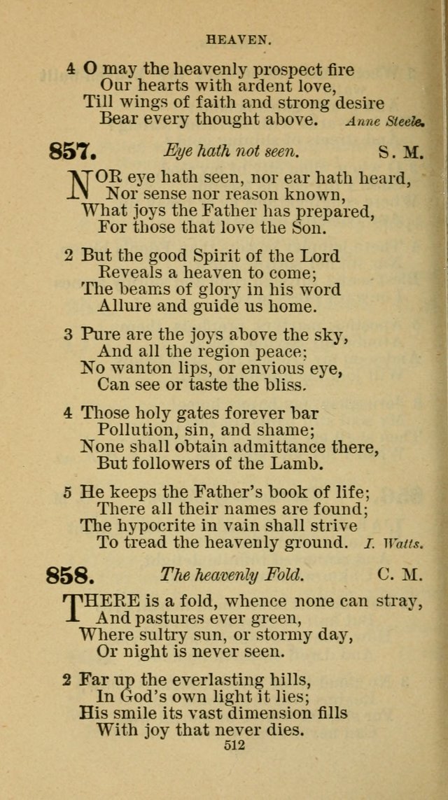 Hymn-Book of the Evangelical Association page 523