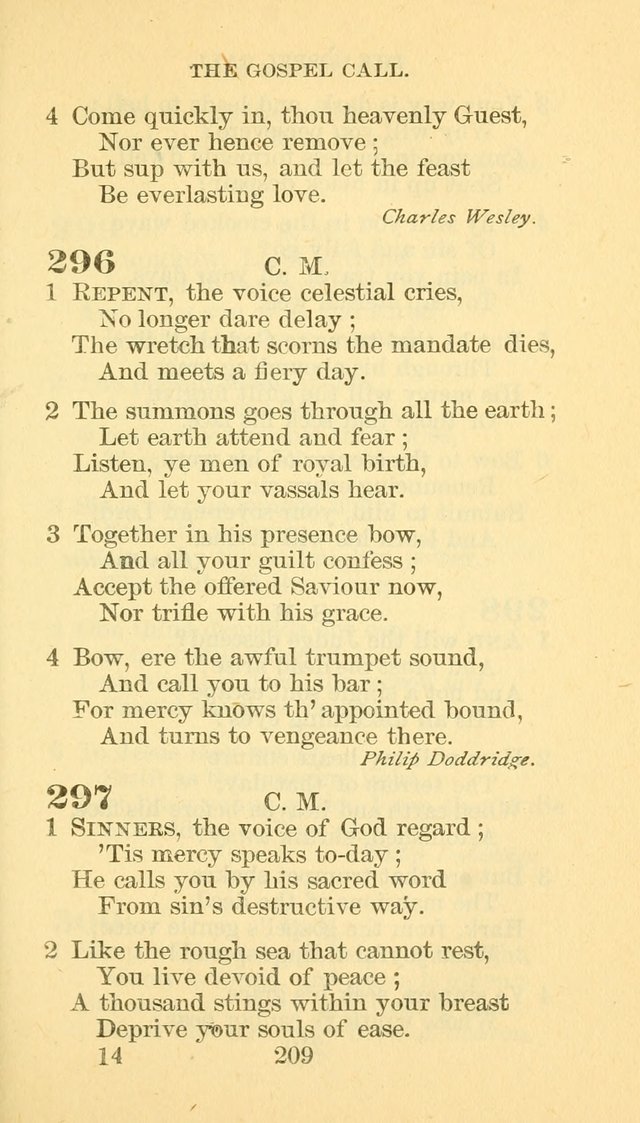 Hymn Book of the Methodist Episcopal Church, South page 216