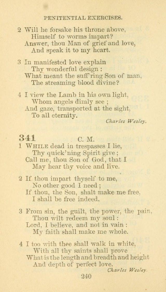 Hymn Book of the Methodist Episcopal Church, South page 247