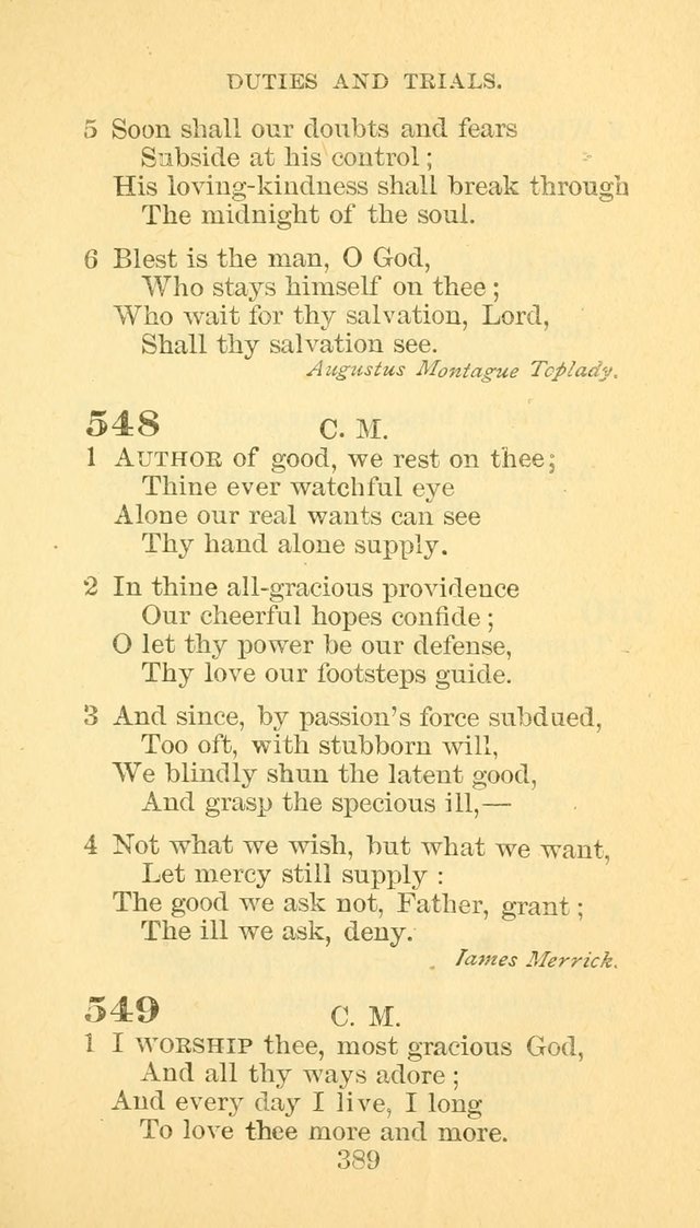 Hymn Book of the Methodist Episcopal Church, South page 396