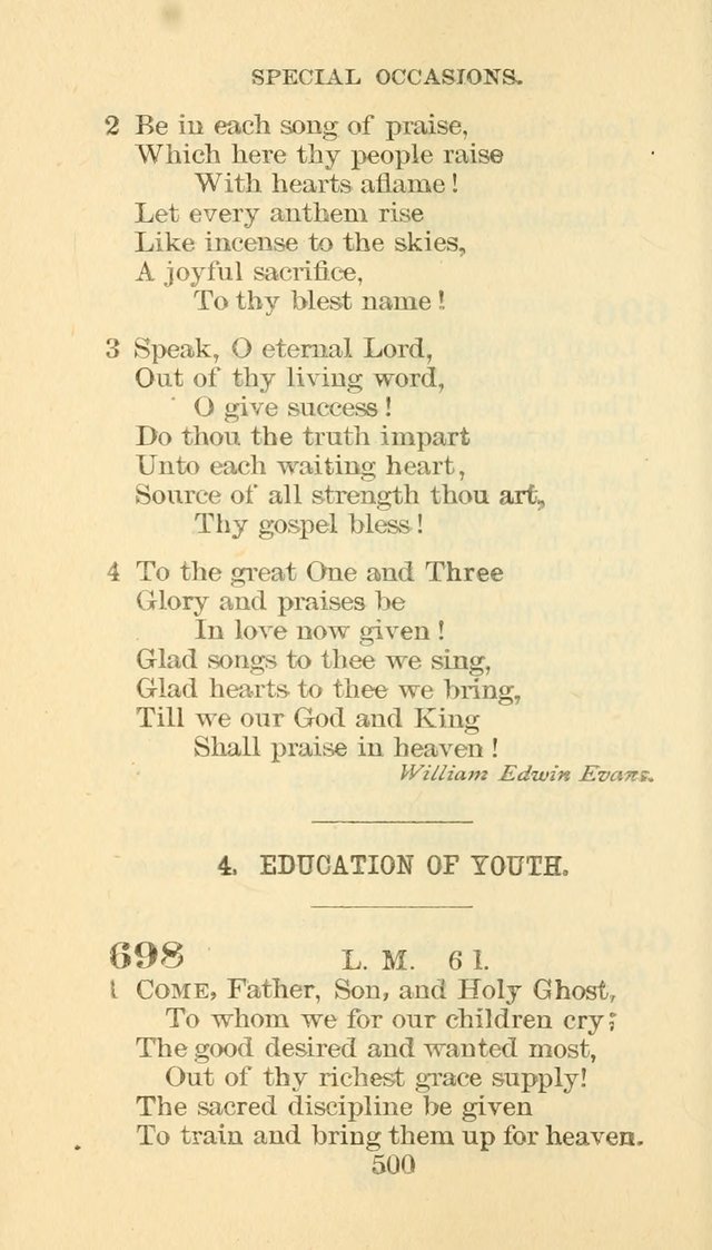 Hymn Book of the Methodist Episcopal Church, South page 507