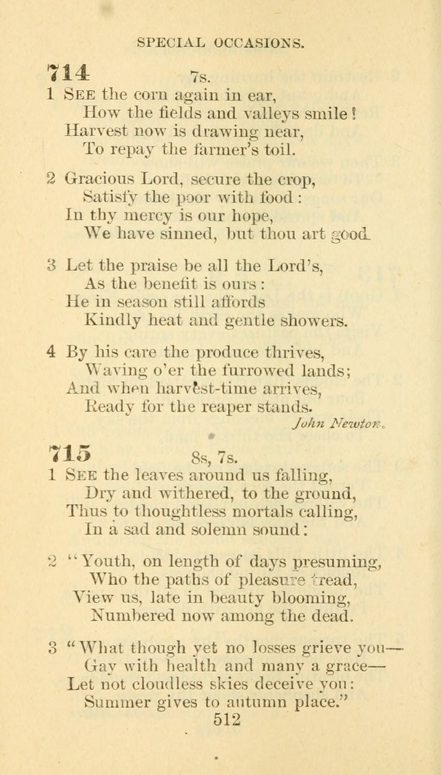 Hymn Book of the Methodist Episcopal Church, South page 519