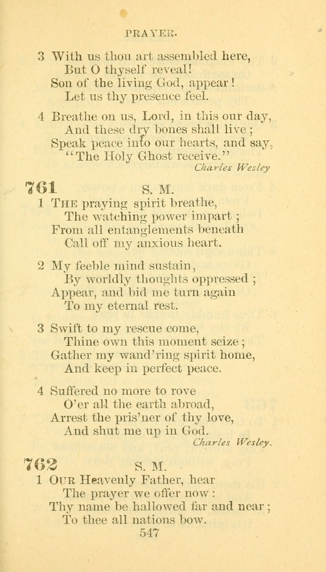 Hymn Book of the Methodist Episcopal Church, South page 554