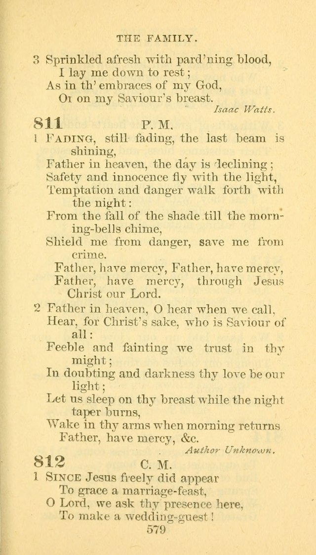 Hymn Book of the Methodist Episcopal Church, South page 586