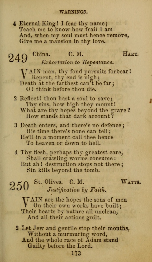 Hymn Book of the Methodist Protestant Church. (11th ed.) page 175