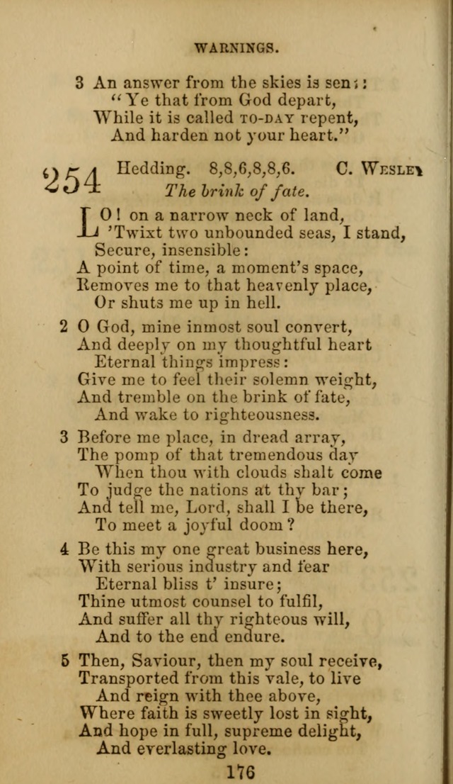 Hymn Book of the Methodist Protestant Church. (11th ed.) page 178
