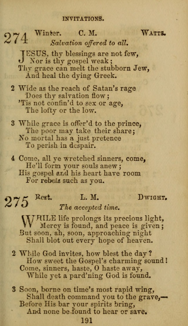 Hymn Book of the Methodist Protestant Church. (11th ed.) page 193