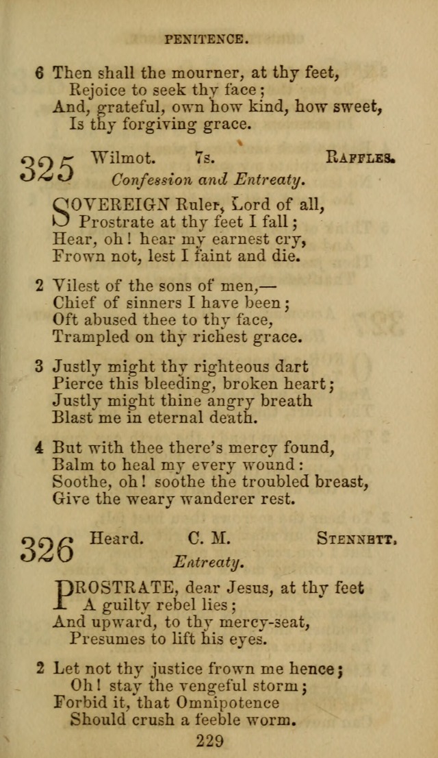 Hymn Book of the Methodist Protestant Church. (11th ed.) page 231