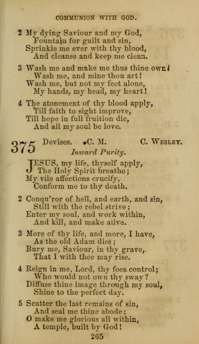 Hymn Book of the Methodist Protestant Church. (11th ed.) page 267
