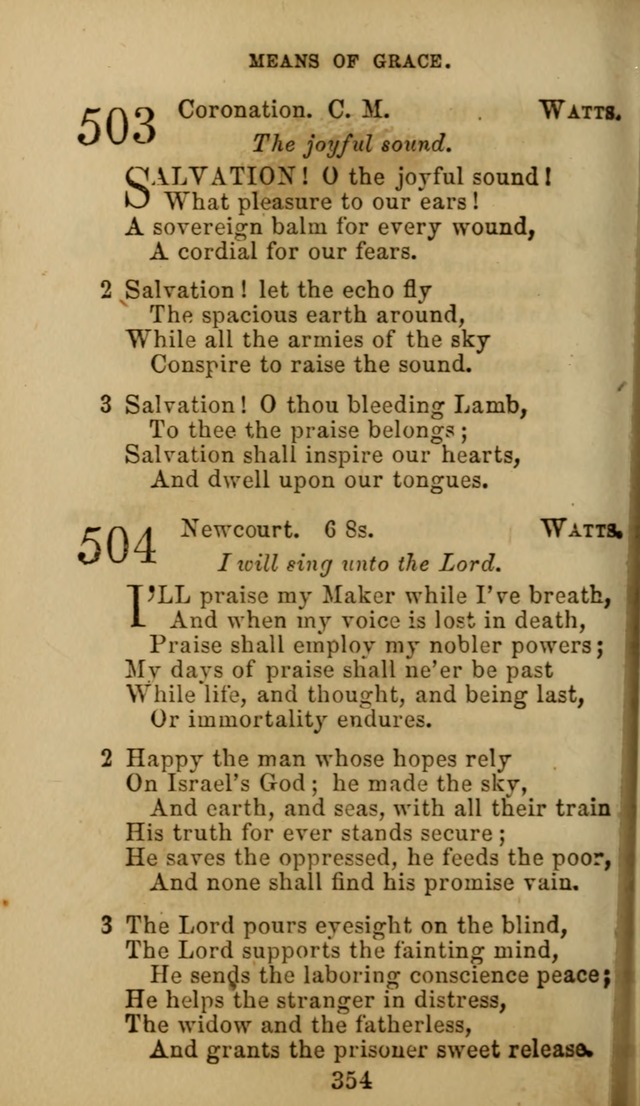 Hymn Book of the Methodist Protestant Church. (11th ed.) page 368