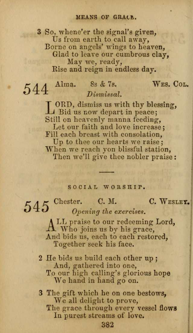 Hymn Book of the Methodist Protestant Church. (11th ed.) page 396