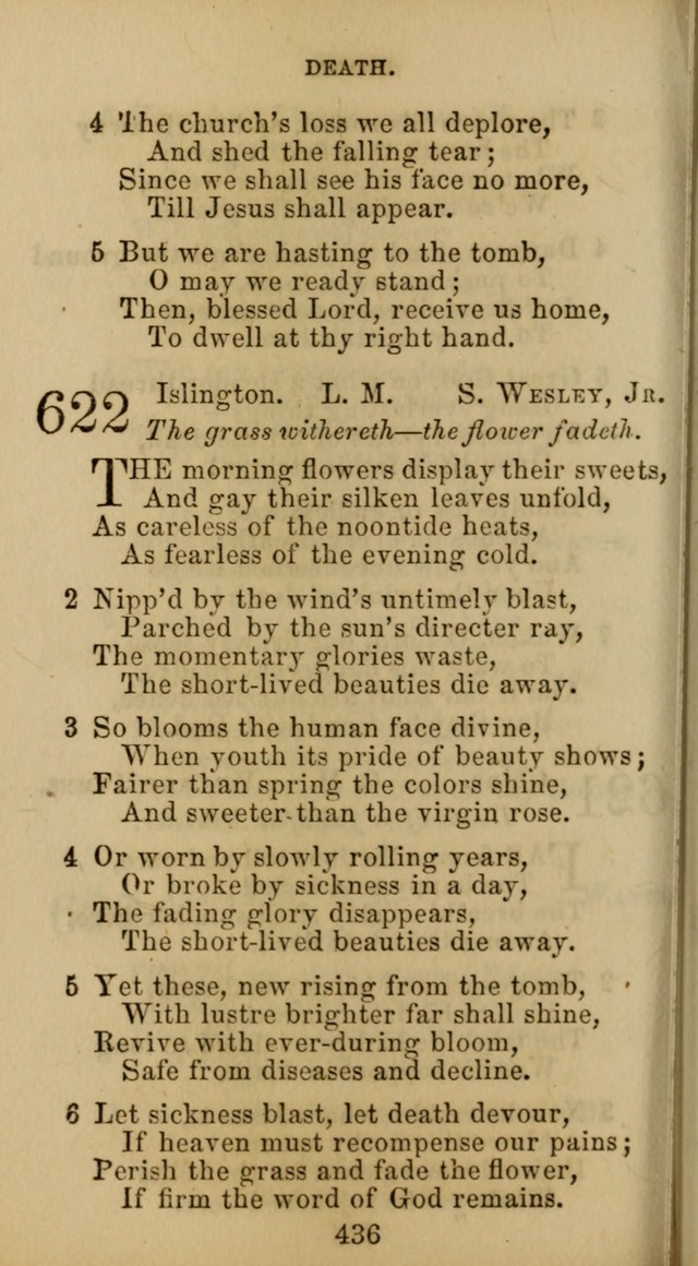 Hymn Book of the Methodist Protestant Church. (11th ed.) page 450