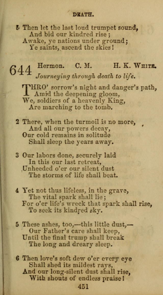 Hymn Book of the Methodist Protestant Church. (11th ed.) page 465
