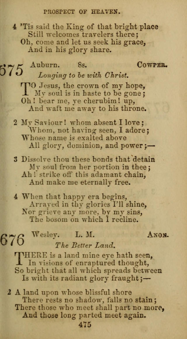 Hymn Book of the Methodist Protestant Church. (11th ed.) page 491