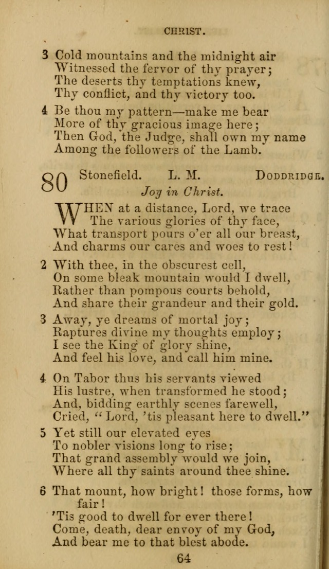 Hymn Book of the Methodist Protestant Church. (11th ed.) page 66