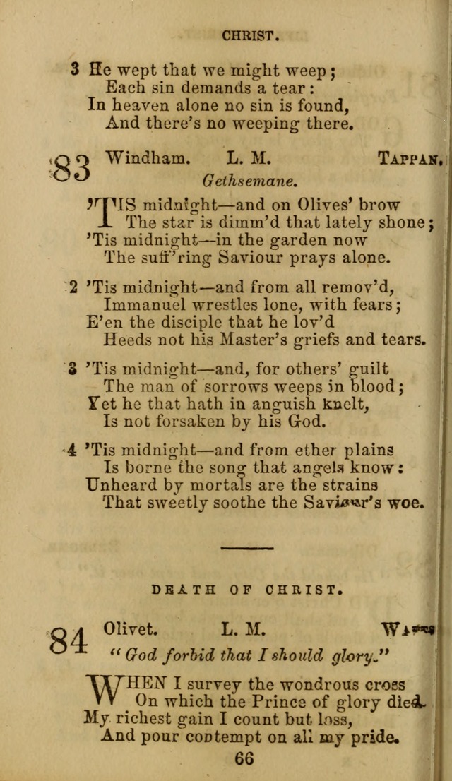 Hymn Book of the Methodist Protestant Church. (11th ed.) page 68