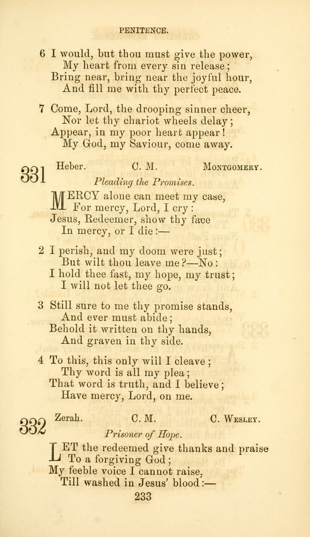 Hymn Book of the Methodist Protestant Church page 240
